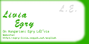 livia egry business card